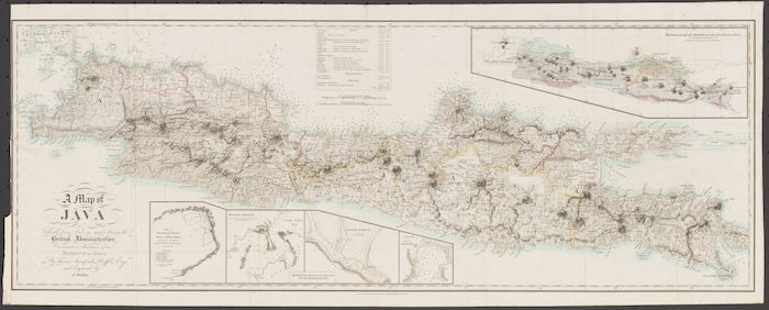 A British survey of Java, engraved by J. Walker, 1817. National Library of Australia. Public Domain.