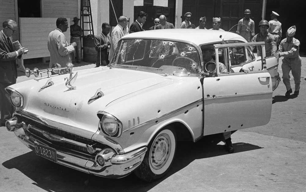 the car in which Rafael Trujillo was assassinated, 1961.