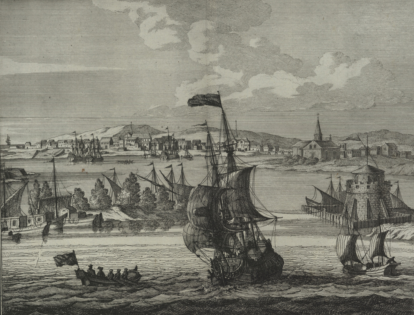 A view of Cartagena de Indias, 1702. Deutsche Fotothek. Public Domain.