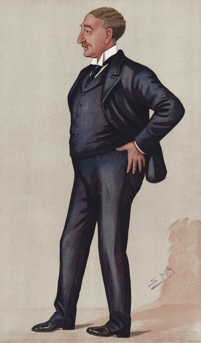 Cecil Rhodes, by Leslie Ward, Vanity Fair, 1891.