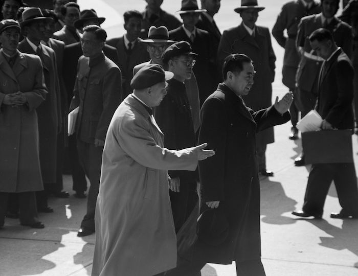 Chinese foreign minister Zhou Enlai in Geneva, 1954. ETH Library Zurich, Image Archive / Com_X-T023-001 (CC BY-SA 4.0)