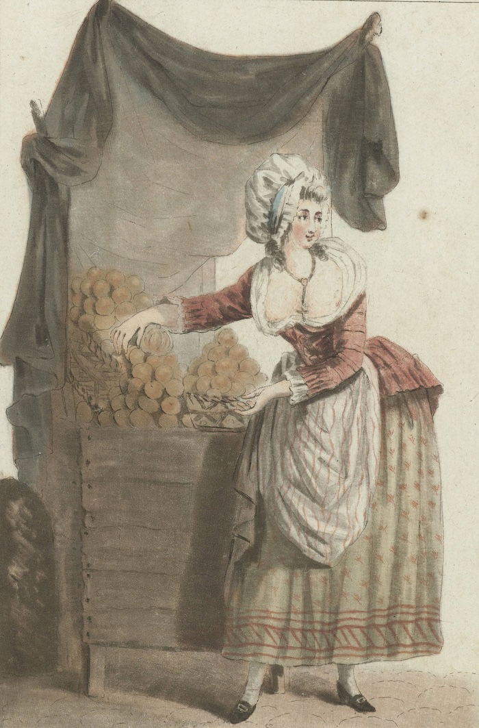 ‘The Orange Market’, by Laurent Guyot, 1786. Rijksmuseum. Public Domain.