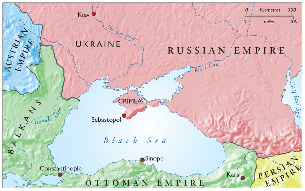 The Crimea, Russia and competing empires, 1854.