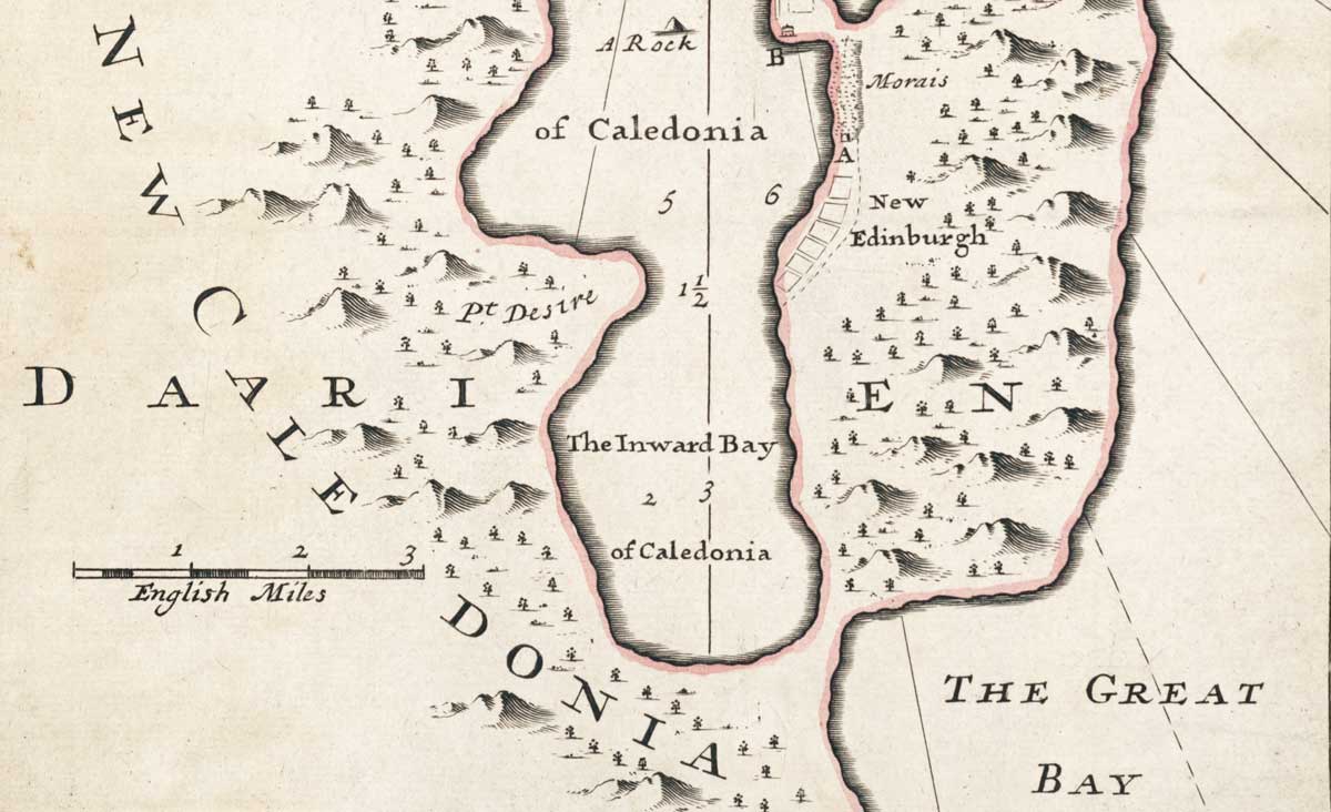 Map of Darien by Herman Moll, engraved c.1730 © National Library of Scotland.