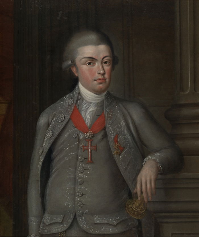 The young Dom João VI of Portugal, c.1785. National Library of Portugal. Public Domain.