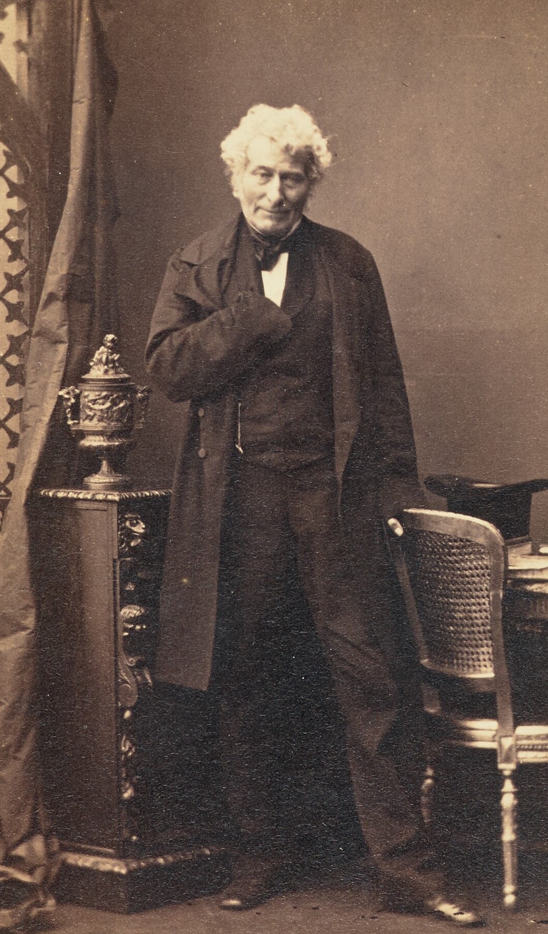 Edward Law, Earl of Ellenborough, c. 1861 from Camille Silvy’s Portrait Cartes-de-visite album of Eminent Victorians. The J. Paul Getty Museum. Public Domain.