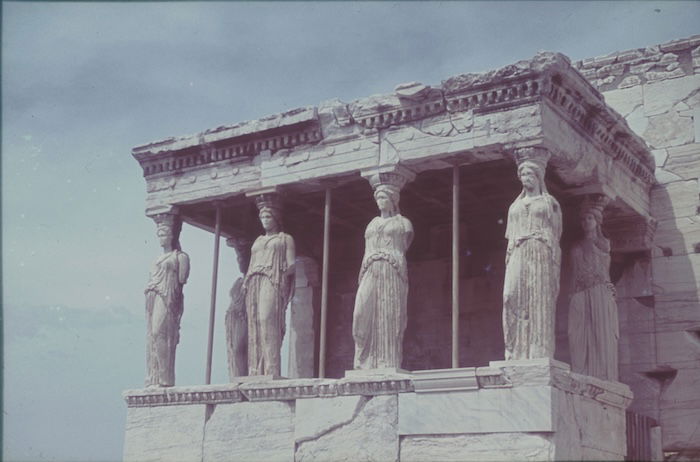 The Caryatid Porch of the Erechtheion, Athens.