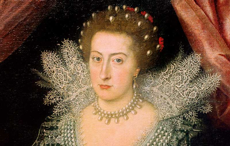 Elizabeth Stuart, later Queen of Bohemia, after Michiel van Mierevelt, c.1615.