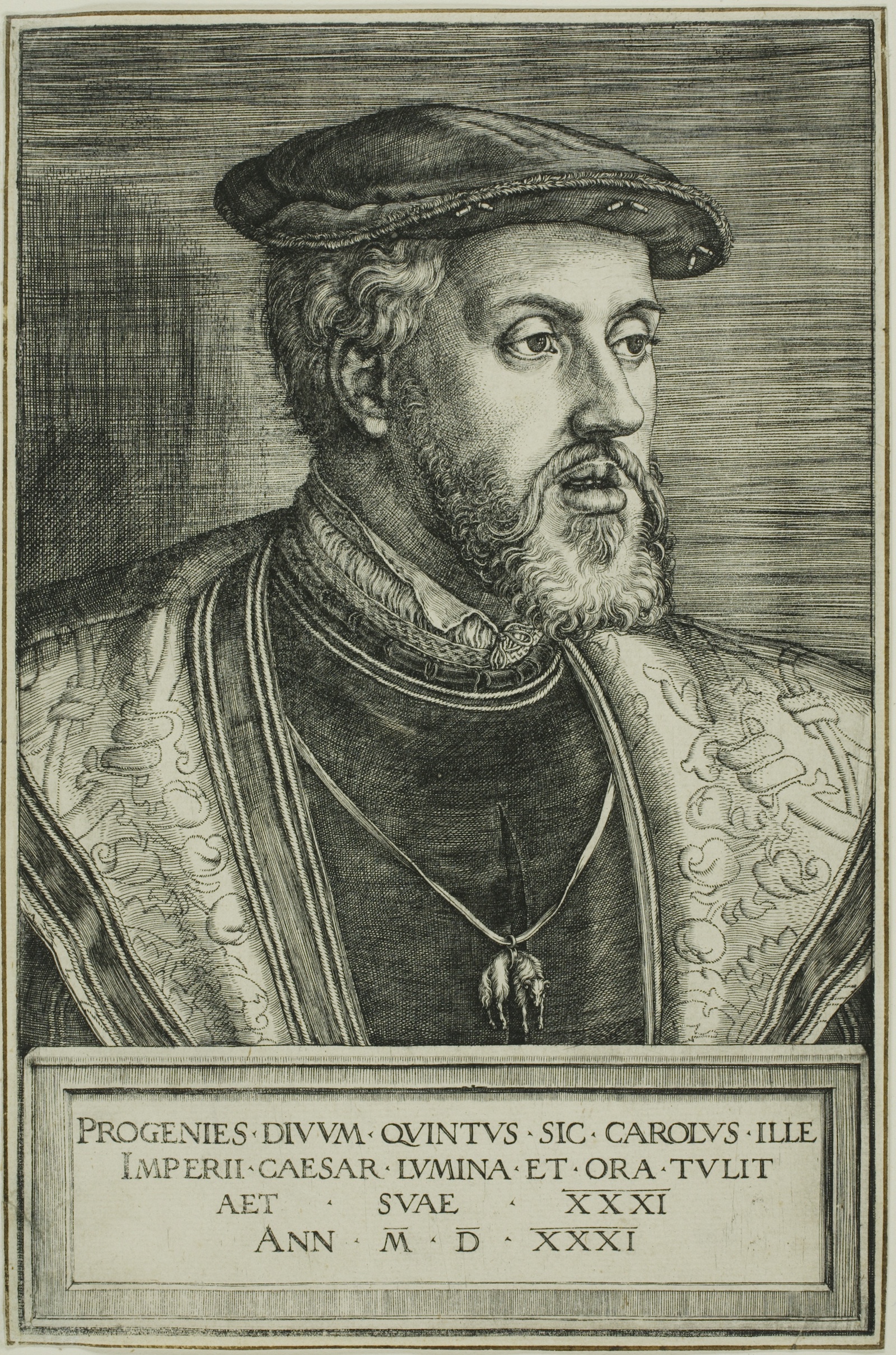 Emperor Charles V, by Barthel Beham, 1531. Art Institute of Chicago. Public Domain.
