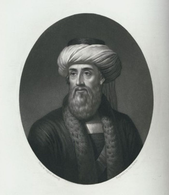 Flavius Josephus, by John Sartain, 1880. Born in Jerusalem around AD 37, the later historian led Jewish forces against the Romans in 67. Captured and enslaved by Vespasian, he was freed by Titus in 69, thereafter assuming the Flavian family name. New York Public Library. Public Domain.