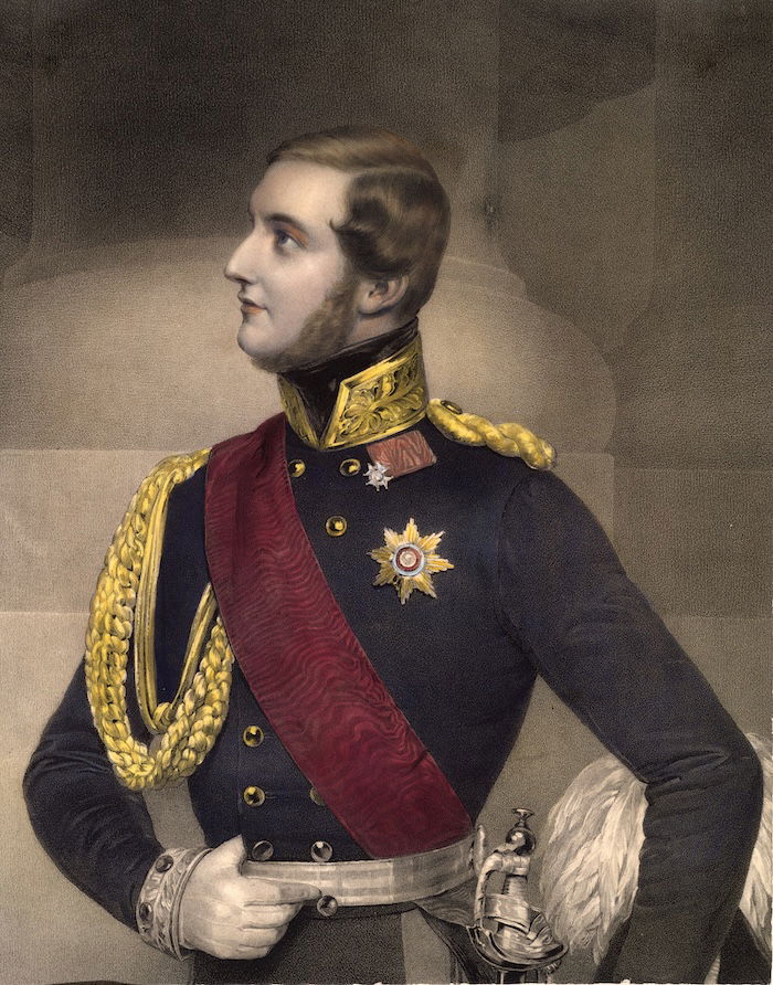Crown prince George of Hanover, 1845. Prints, Drawings and Watercolors from the Anne S.K. Brown Military Collection. Brown Digital Repository. Brown University Library. Public Domain.