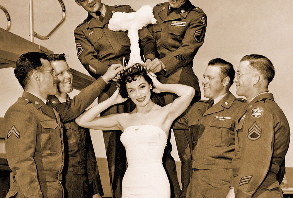 Lee A. Merlin is crowned Miss Atomic Bomb, Las Vegas, 1950. Prismatic Pictures/Bridgeman Images