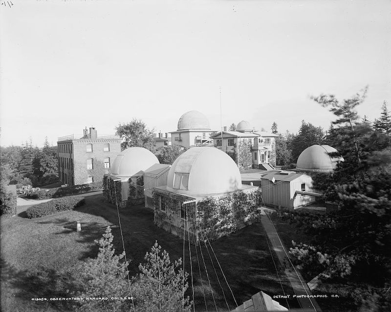 Harvard College Observatory, c. 1900. Library of Congress. Public Domain.