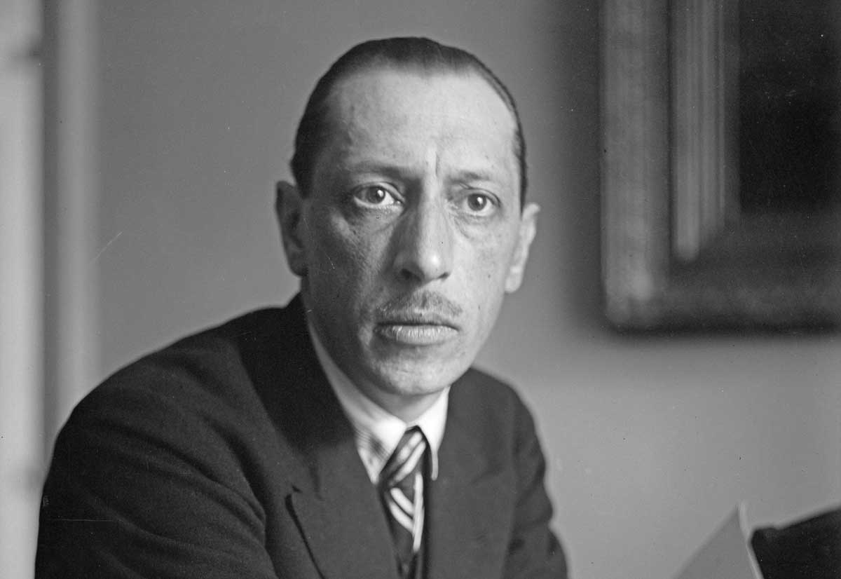  Igor Stravinsky, c.1920. Library of Congress.