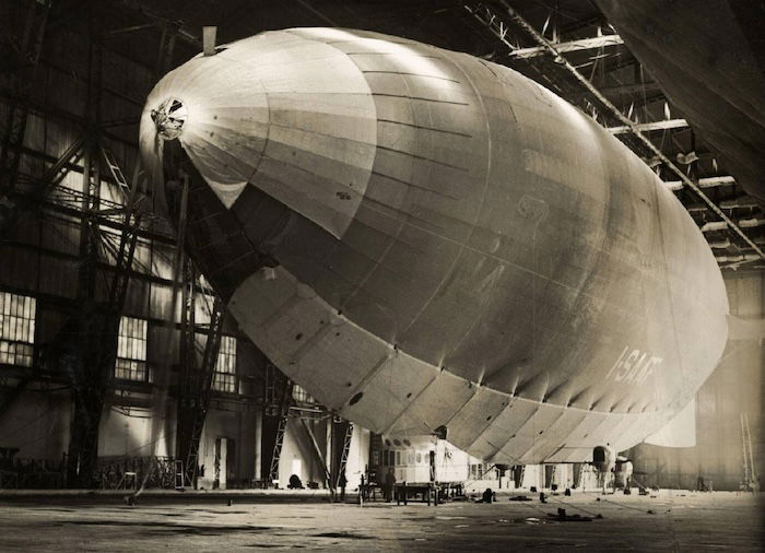 Italia in its hangar at Ciampino near Rome, circa 1927. Spaarnestad Photo. Nationaal Archief. Public Domain.