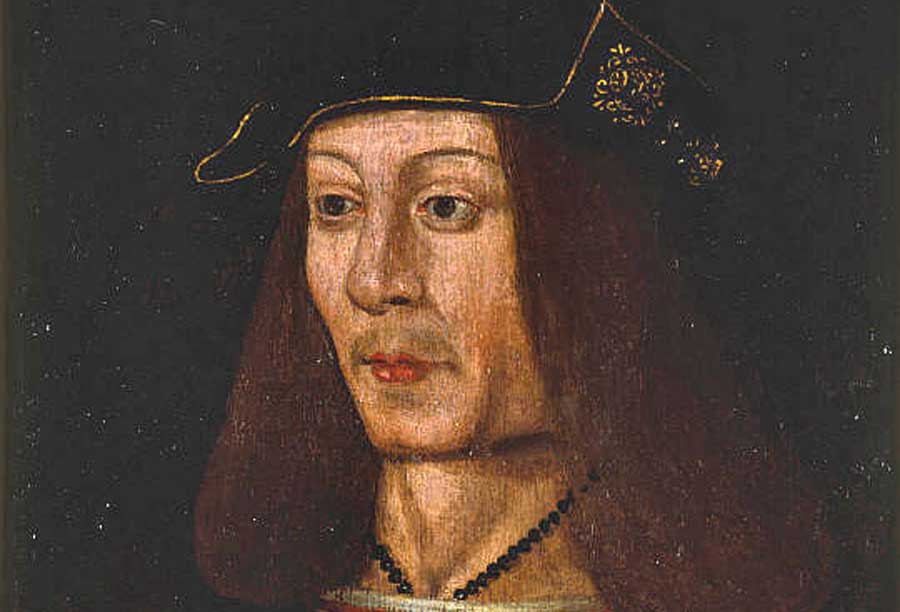 James IV of Scotland,  17th century. Wiki Commons.