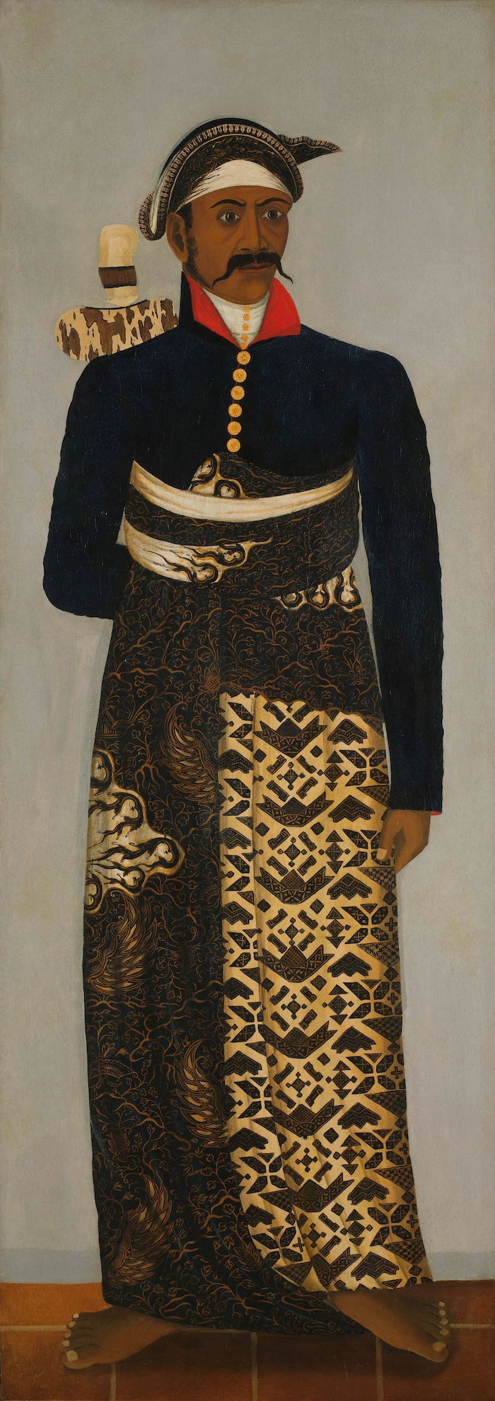 A Javanese court officia, unknown artist, c.1820-70. Rijksmuseum. Public Domain.