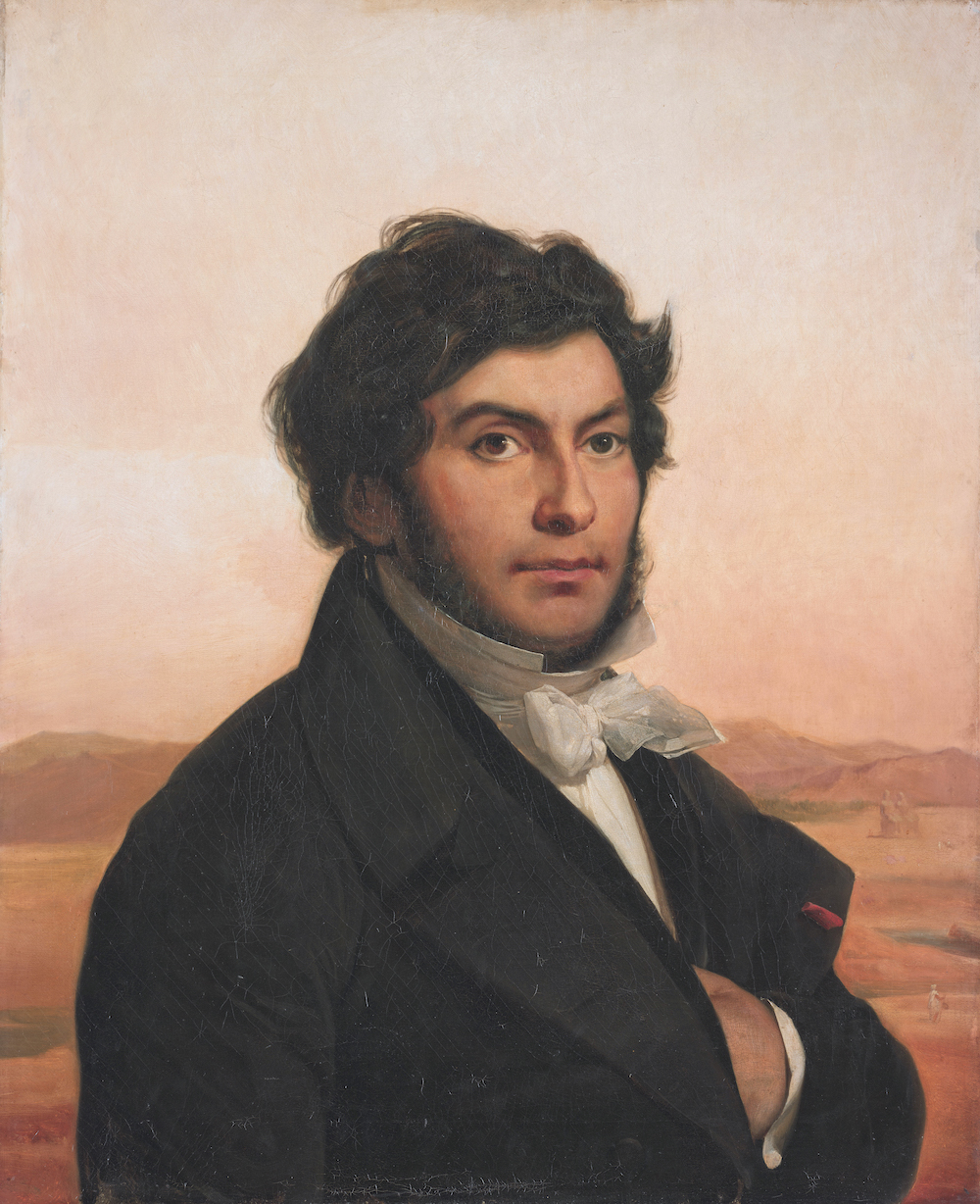 A portrait of n Jean-François Champollion, 1831. 