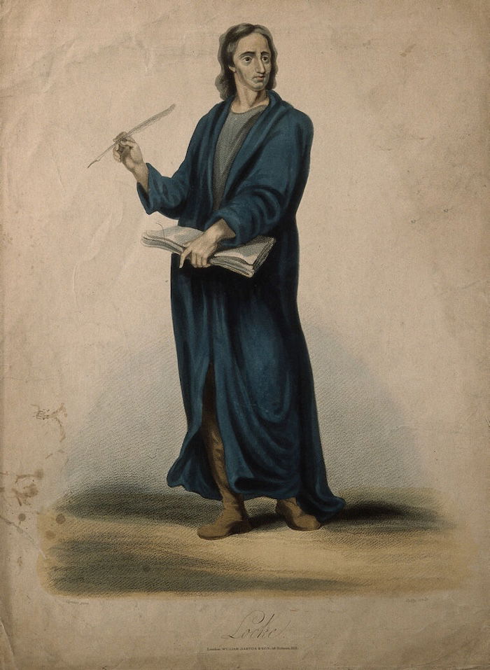 John Locke, stipple after Giovanni Battista Cipriani, c. 1796. Wellcome Collection. Public Domain.