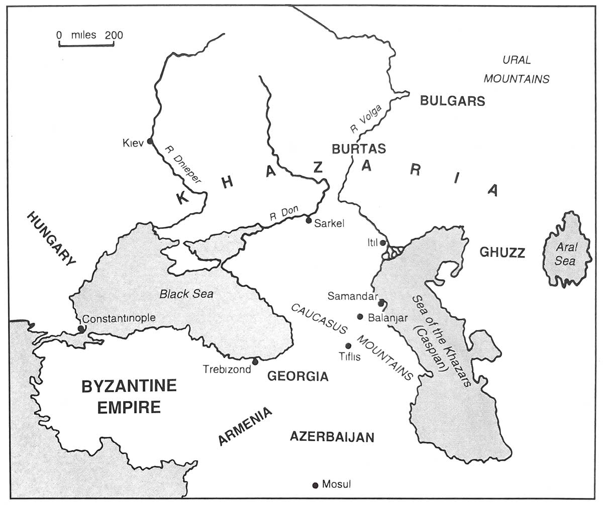 Khazaria. Map: History Today.