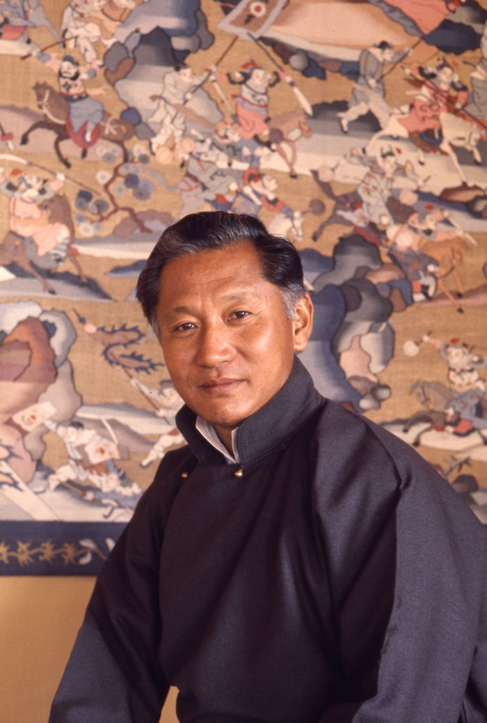 Palden Thondrup Namgyal, king of Sikkim, Alice Kandell, c.1965-71. Library of Congress. Public Domain.