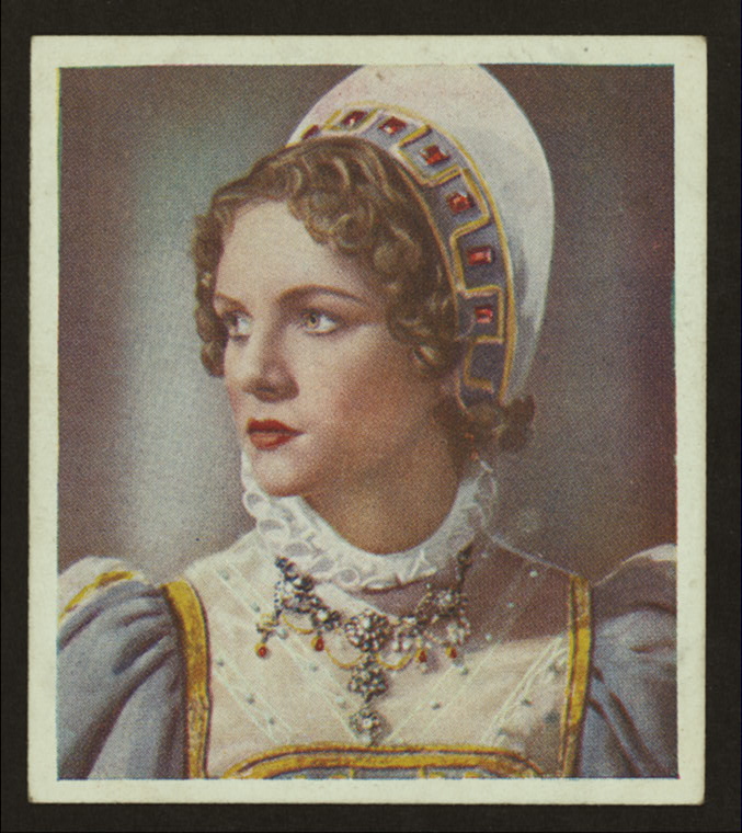Nova Pilbeam as Lady Jane Grey in the 1936 film Tudor Rose. New York Public Library. Public Domain.