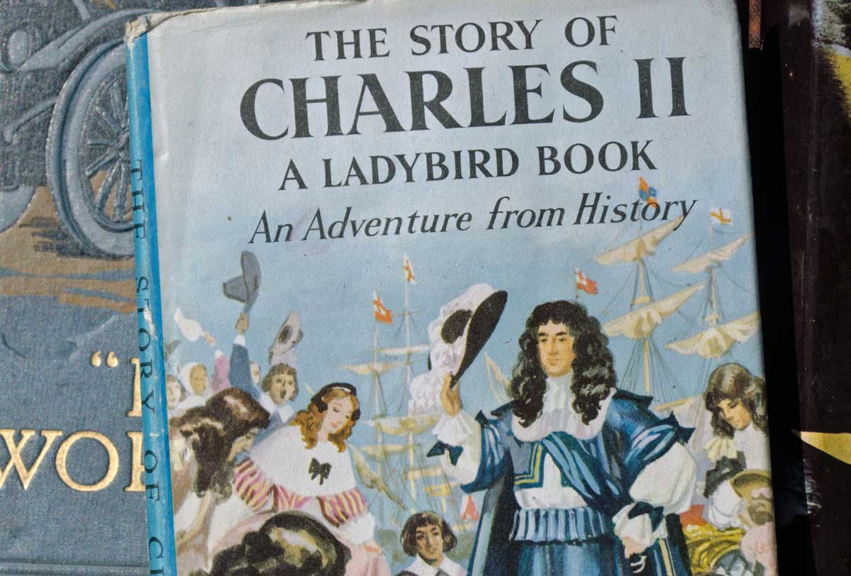 Lawrence du Garde Peach’s Ladybird book on Charles II. Alamy.