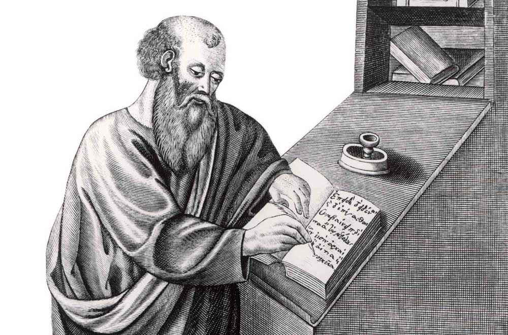 Aristotle, 17th-century German engraving.