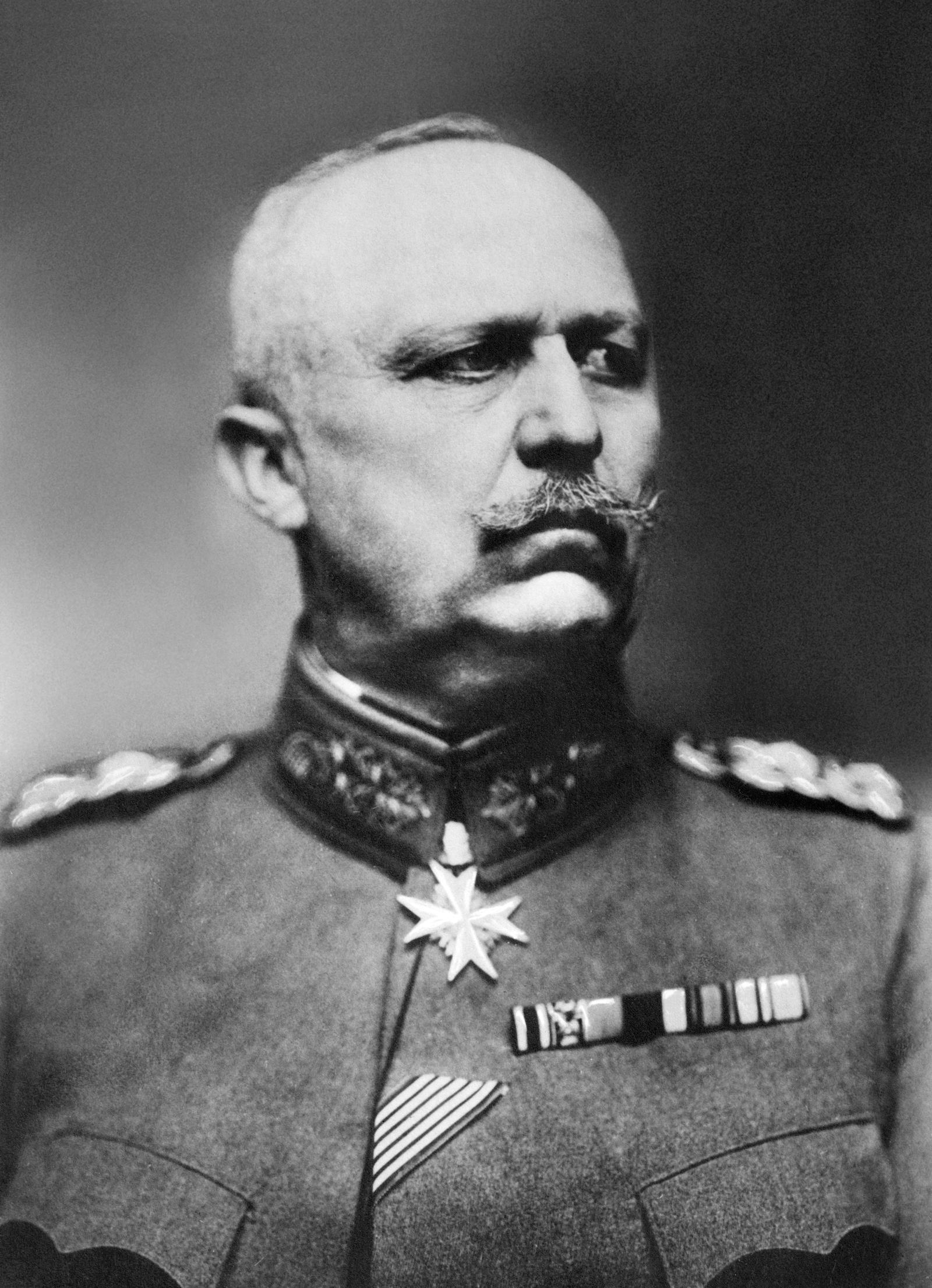 Erich Ludendorff, hacia 1920.  Archivo GL/Alamy Foto de archivo.