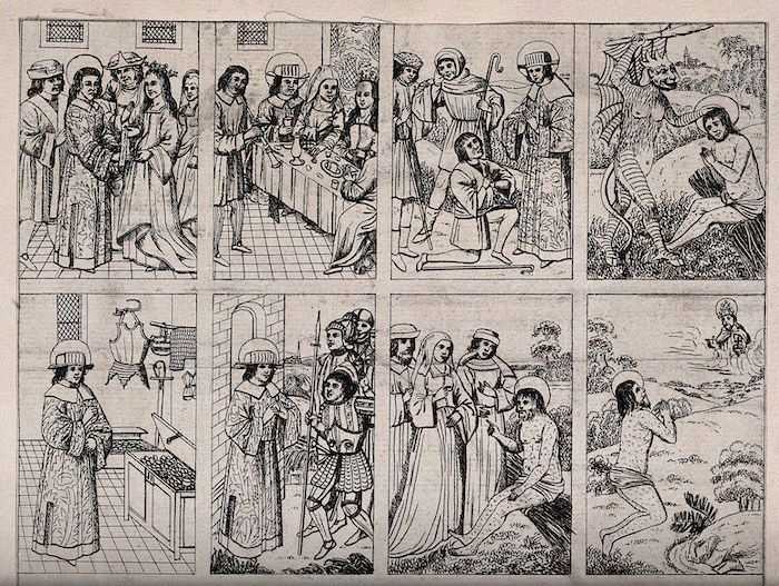 The sufferings and death of King Henry VI compared with the sufferings of Job, 1786. Wellcome Collection. Public Domain.