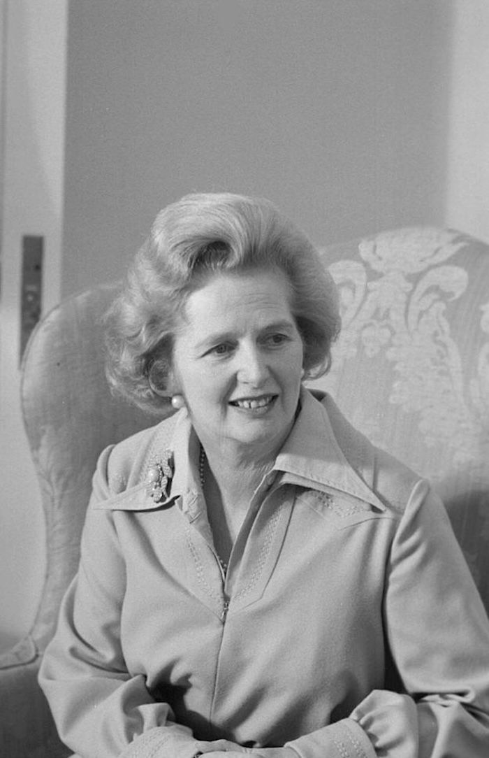 Margaret Thatcher on a visit to the US, 18 September 1975. Library of Congress. Public Domain.