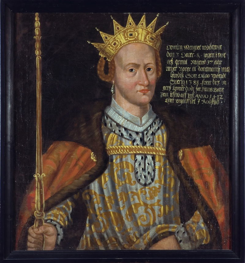 Margareta, Queen of Denmark, artist unknown. Nationalmuseum, Sweden.