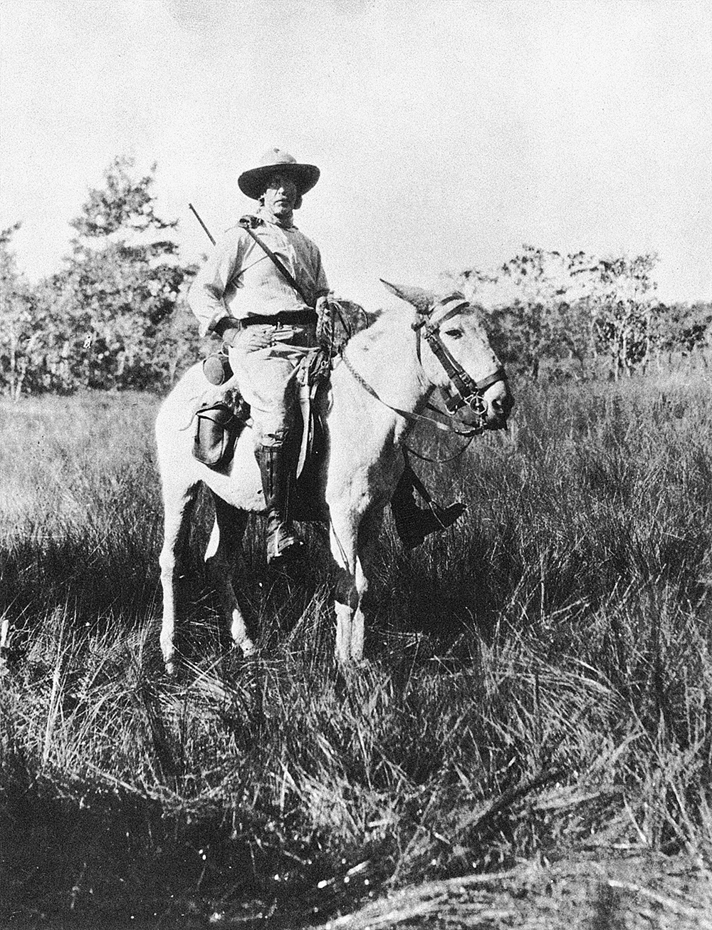 Percy Fawcett on an expedition in South America, c.1910.