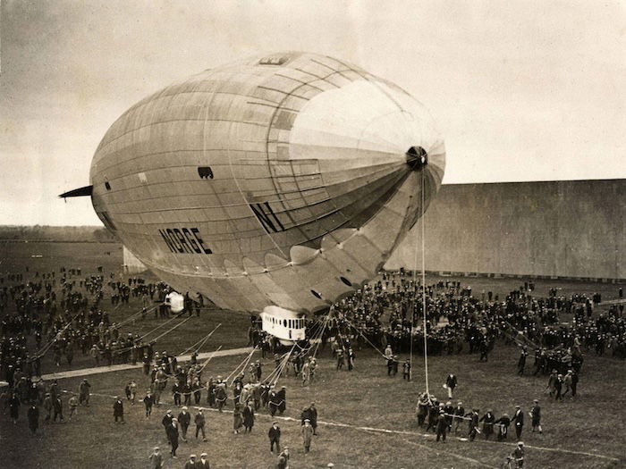 The Italian-built airship Norge, c.1926. Nationaal Archief. Spaarnestad Photo. Public Domain.