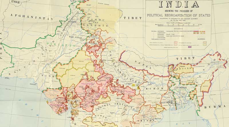 India's plan for uniting and merging Indian States, 1948.