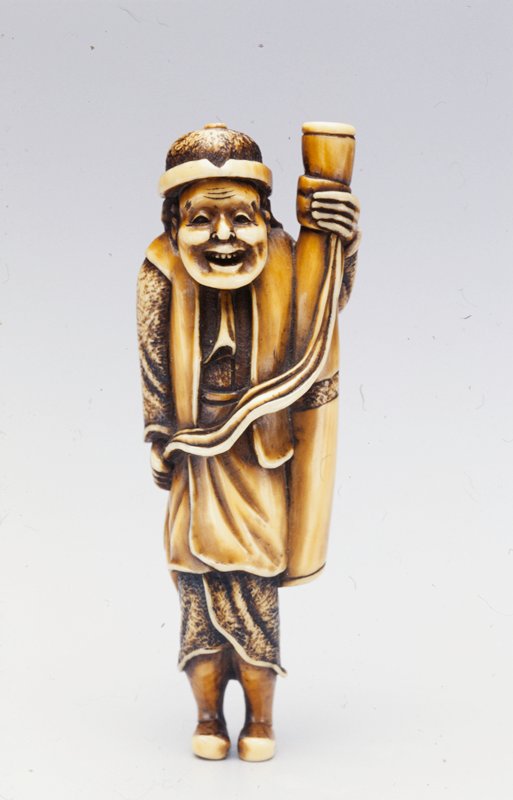 Standing Portuguese merchant, by Anrakusai, c.19th century.