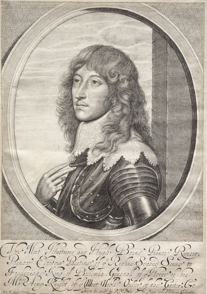 Prince Rupert, chairman of the Hudson’s Bay Company, by William Faithorne, c.1640-50. The Cleveland Museum of Art. Public Domain.