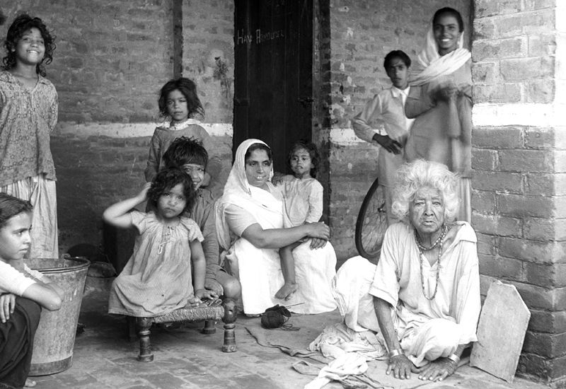 Refugees from West Punjab and Dera Ismail Khan at the Kingsway Camp.