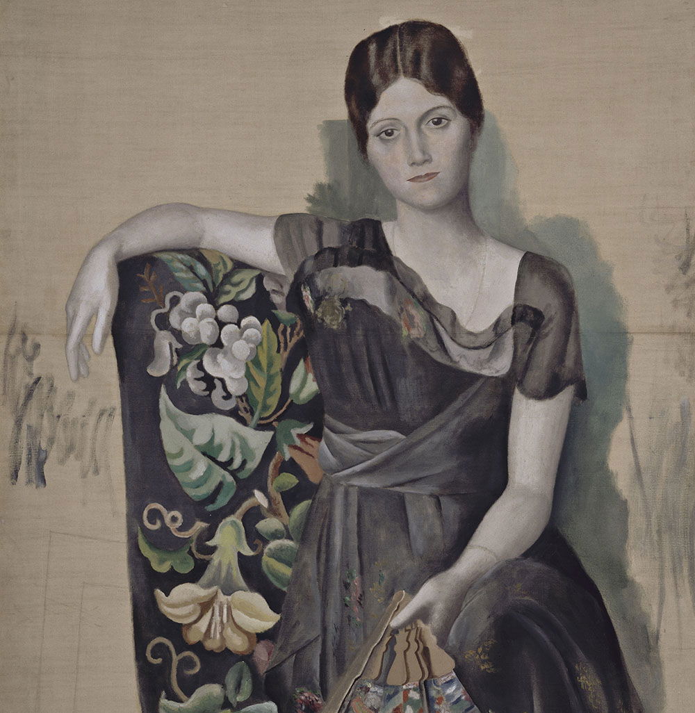 Olga in an Armchair, by Pablo Picasso, 1918