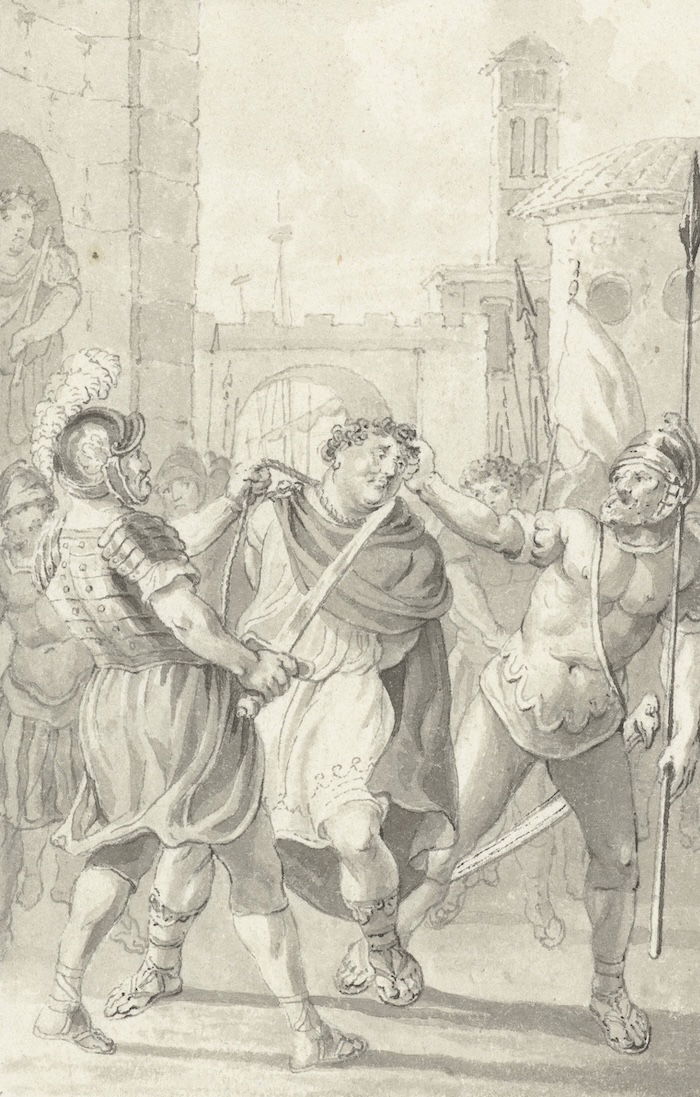 Roman Emperor Vitellius on his way to his execution, Reinier VInkeles, 1804. Rijksmuseum. Public Domain.