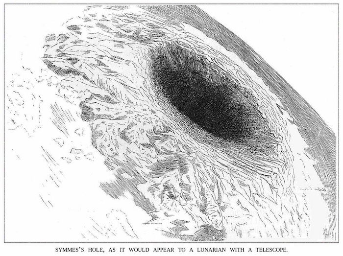 Symmes Hole, from Harper's New Monthly Magazine, 1882. David O. McKay Library, BYU Idaho. Public Domain.