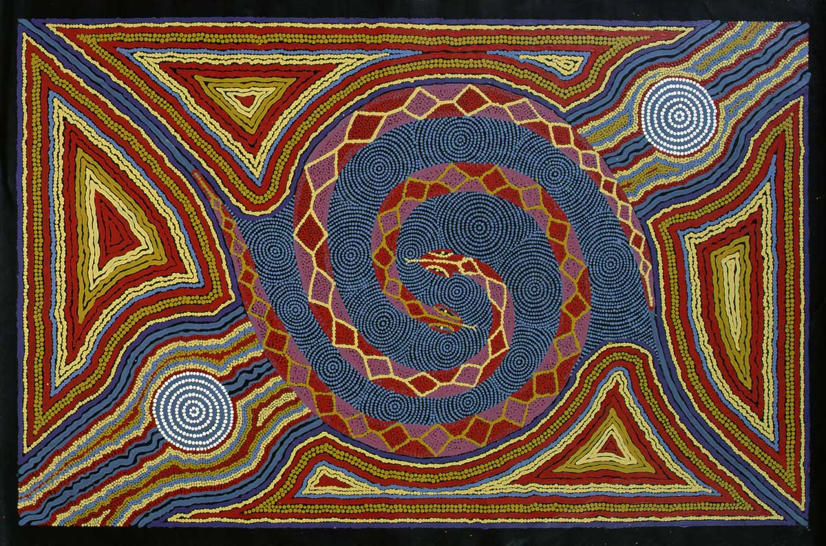 Wantapiri by Malcolm Maloney Jagamarra, 1994.