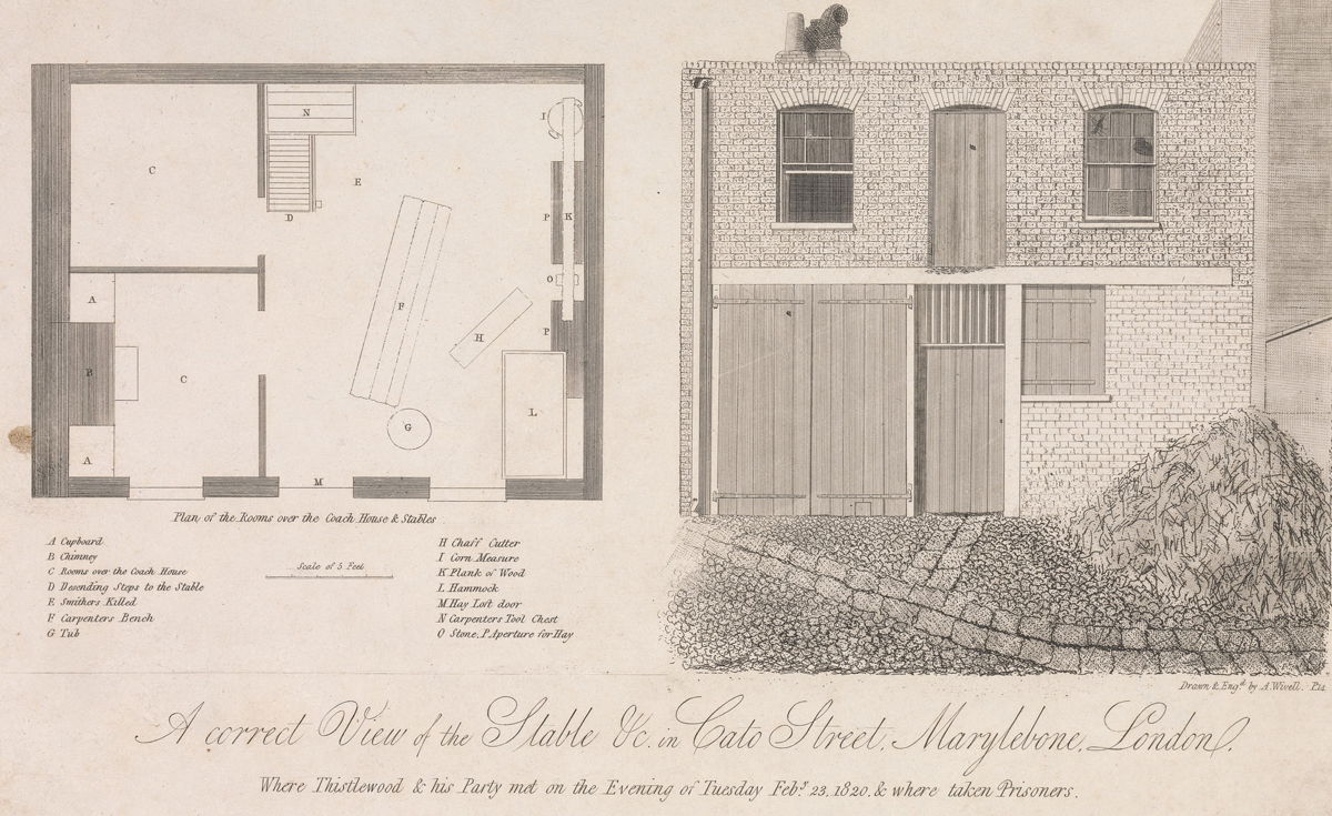 A Correct View of the Stable etc. in Cato Street, Marylebone London