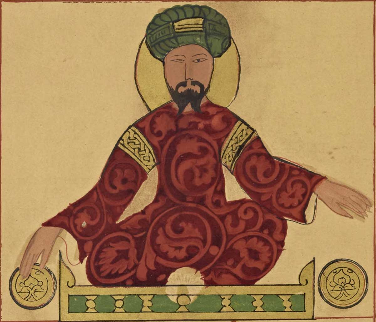 Portrait of Saladin.