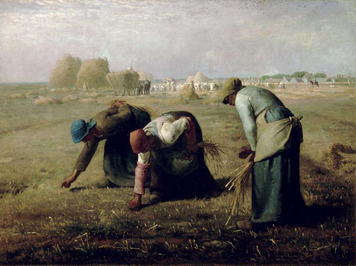 The Gleaners, oleh Jean-François Millet, 1857.