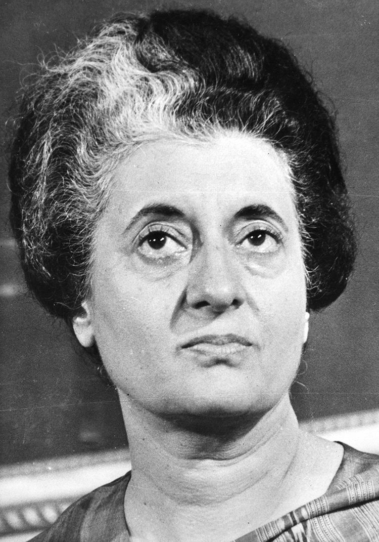 Indira Gandhi, 21 March 1977.