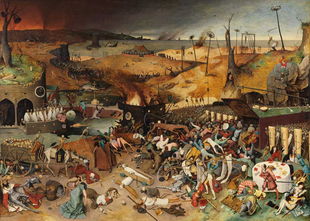 The Triumph of Death, by Pieter Bruegel, 1526 © Antiquarian Images/Alamy Stock Photo.