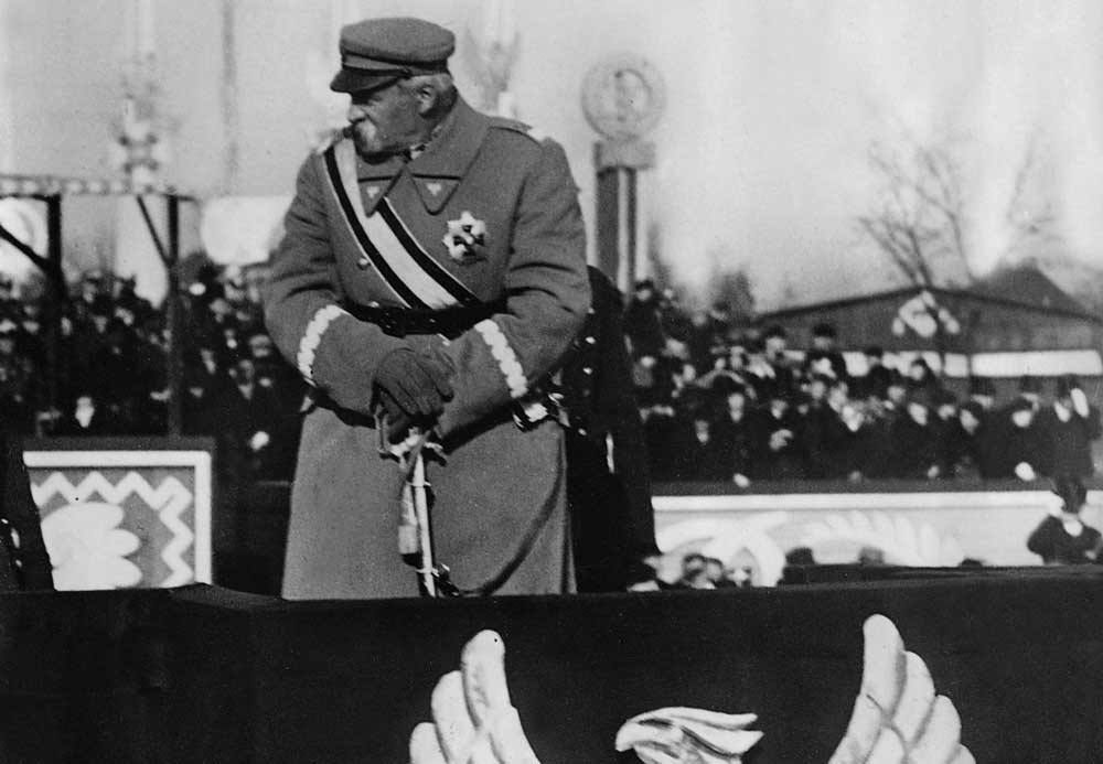 A panoramic portrait of Józef Piłsudski, the ‘man who towers over modern Poland’.