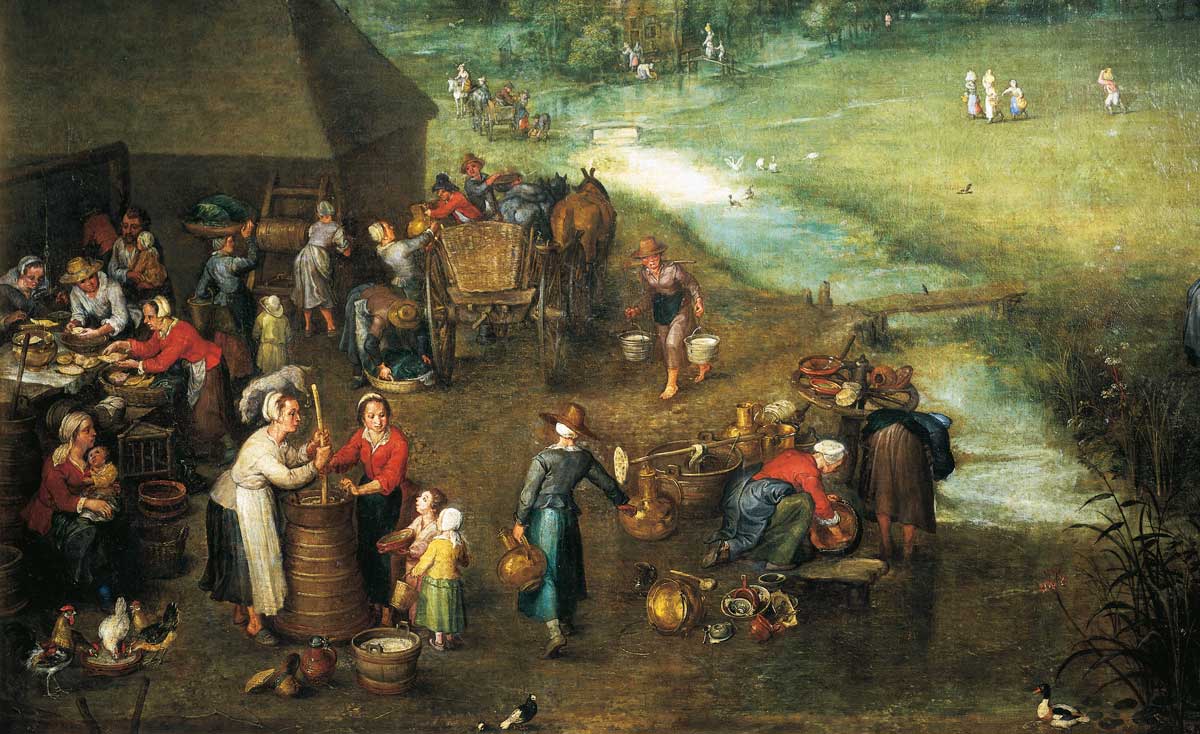 Life in the Countryside, by Jan Brueghel the Elder, 17th century. Bridgeman Images.