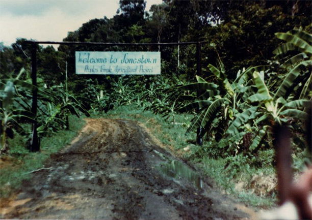 Entrance to Jonestown